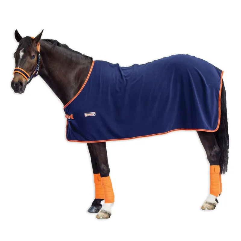 Loveson Fleece Cooler - Navy/Navy/Orange